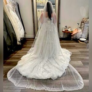 Cathedral Hand Sewn Wedding Veil